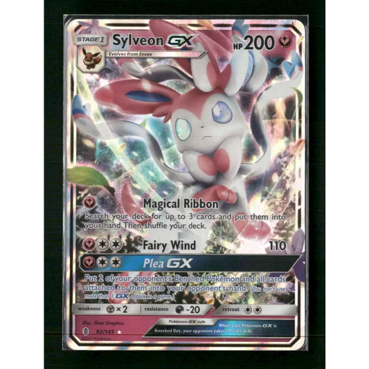Sylveon GX SM - Guardians Rising #92/145 - Trading Card