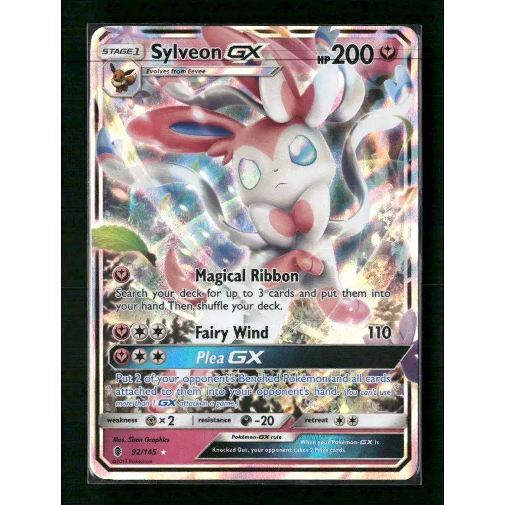 Sylveon GX SM - Guardians Rising #92/145 - Trading Card