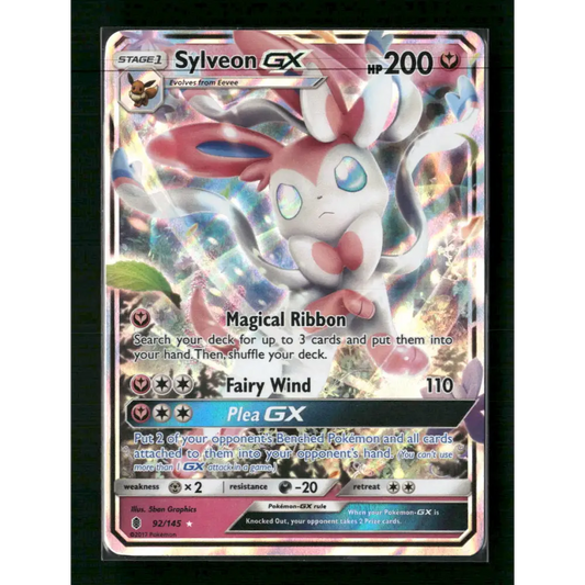 Sylveon GX SM - Guardians Rising #92/145 - Trading Card