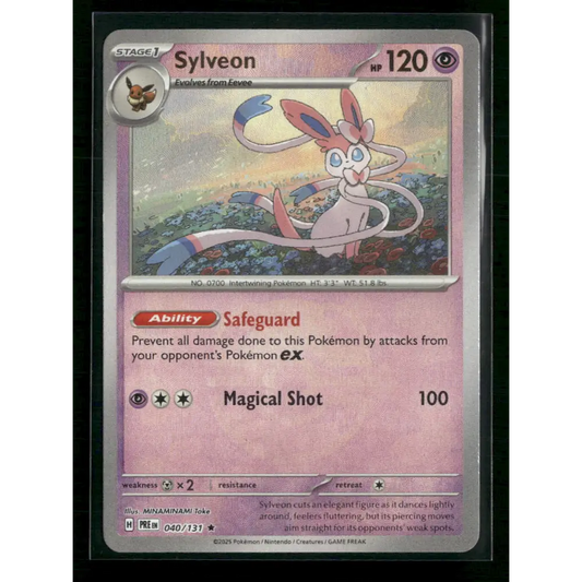 Sylveon (Master Ball) SV: Prismatic Evolutions #040/131 - Trading Card