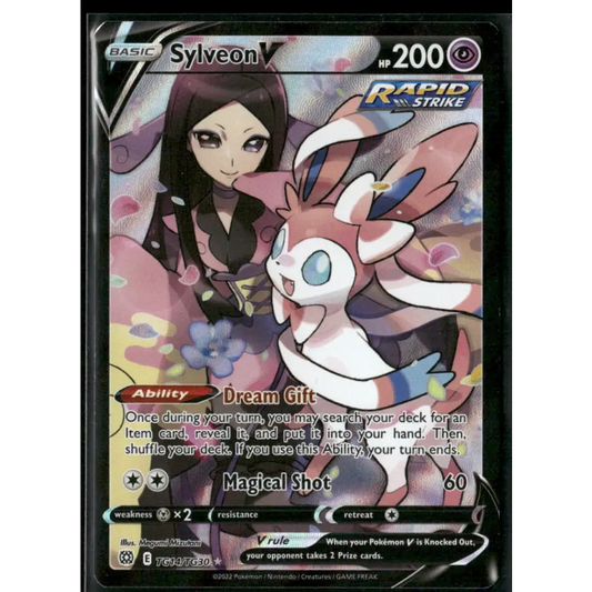 Sylveon V SWSH09: Brilliant Stars Trainer Gallery #TG14/TG30