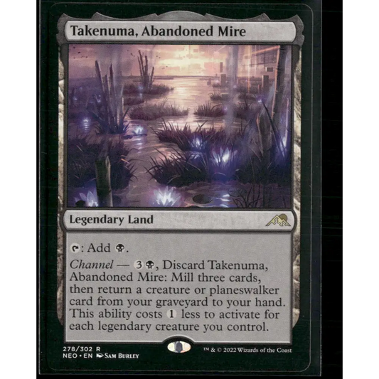 Takenuma Abandoned Mire Kamigawa: Neon Dynasty #278 - Trading Card