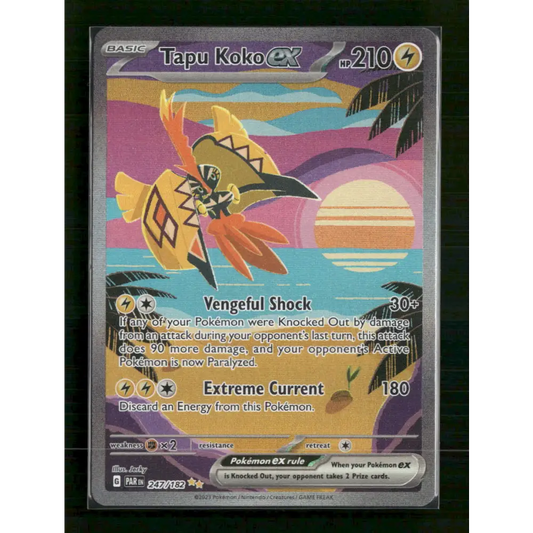 Tapu Koko ex SV04: Paradox Rift #247/182 - Trading Card