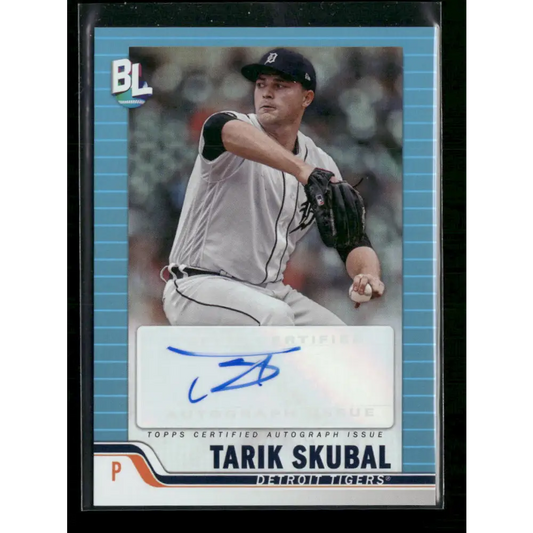 Tarik Skubal 2023 Topps Big League #BLA-TS Big League Blue Foil Autographs - Trading Card