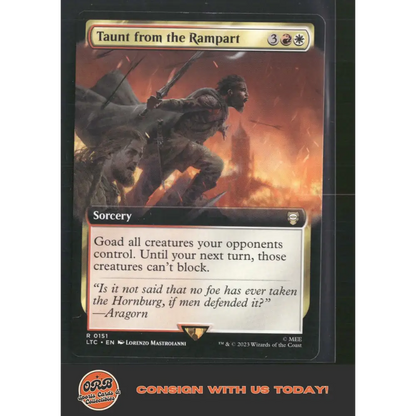 Taunt from the Rampart Tales of Middle-earth #71 - Trading Card