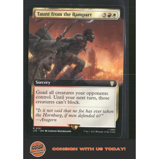 Taunt from the Rampart Tales of Middle-earth #71 - Trading Card