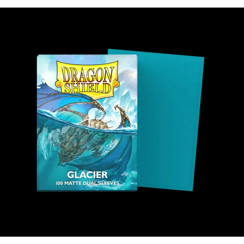 TCG Trading Card Shield Matte Dual Penny Sleeves - Glacier - Trading Cards