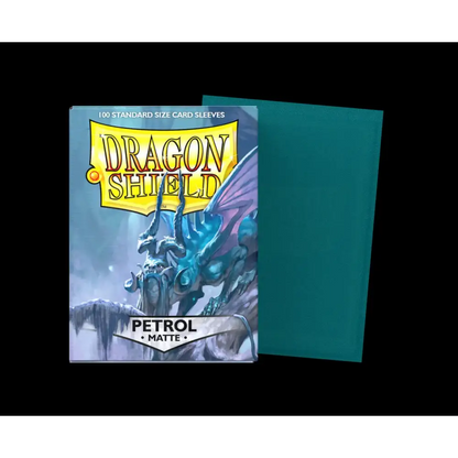 TCG Trading Card Shield Matte Dual Penny Sleeves - Petrol - Trading Cards