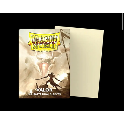 TCG Trading Card Shield Matte Dual Penny Sleeves - Valor - Trading Cards