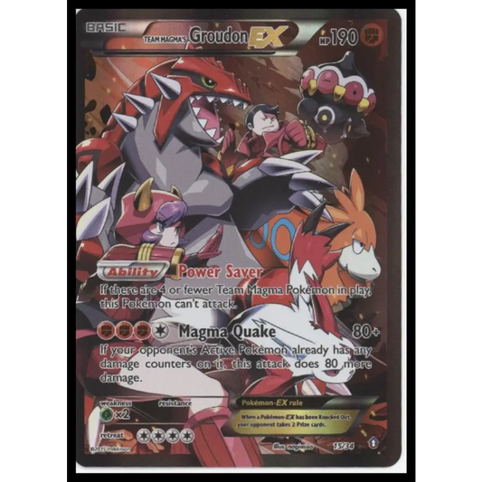Team Magma’s Groudon EX Double Crisis #15/34