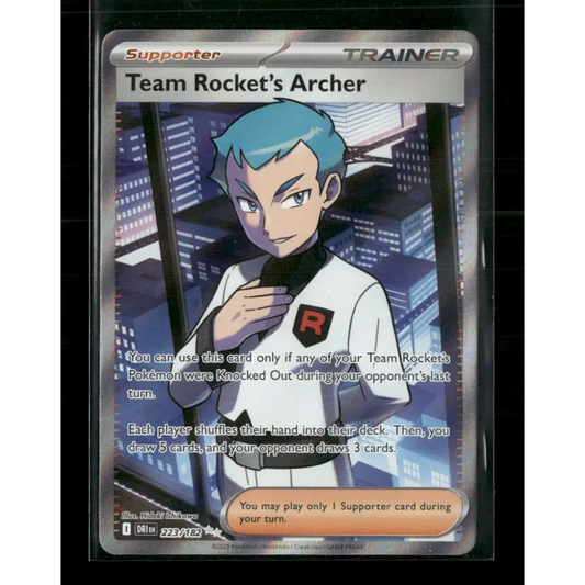 Team Rocket’s Archer SV10: Destined Rivals #223/182 - Trading Card