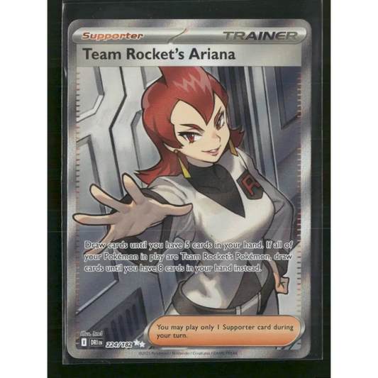Team Rocket’s Ariana SV10: Destined Rivals #224/182 - Trading Card