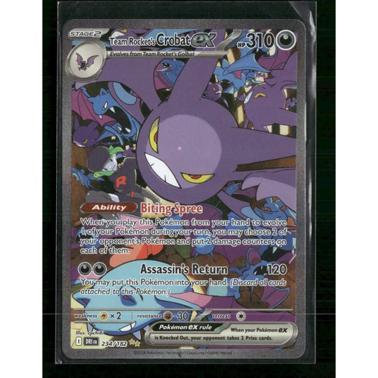 Team Rocket’s Crobat ex SV10: Destined Rivals #234/182 - Trading Card