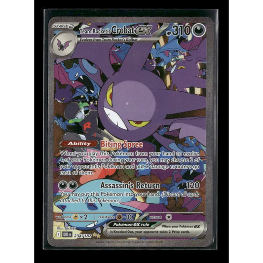 Team Rocket’s Crobat ex SV10: Destined Rivals #234/182 - Trading Card
