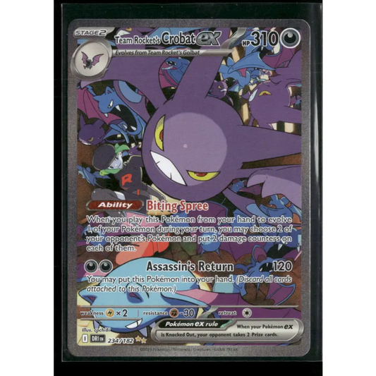Team Rocket’s Crobat ex SV10: Destined Rivals #234/182 - Trading Card