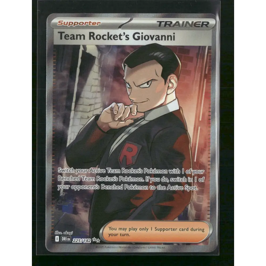 Team Rocket’s Giovanni SV10: Destined Rivals #225/182 - Trading Card