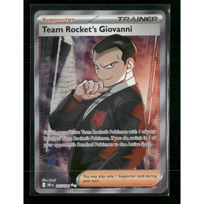 Team Rocket’s Giovanni SV10: Destined Rivals #225/182 - Trading Card