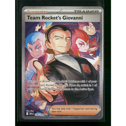 Team Rocket’s Giovanni SV10: Destined Rivals #238/182 - Trading Card
