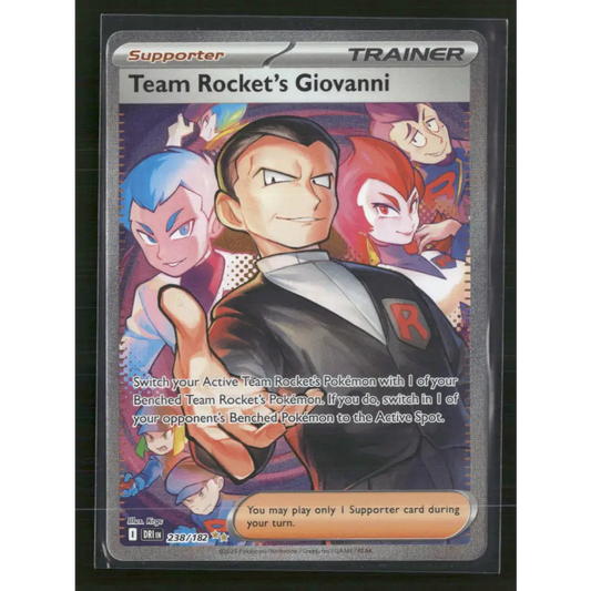 Team Rocket’s Giovanni SV10: Destined Rivals #238/182 - Trading Card