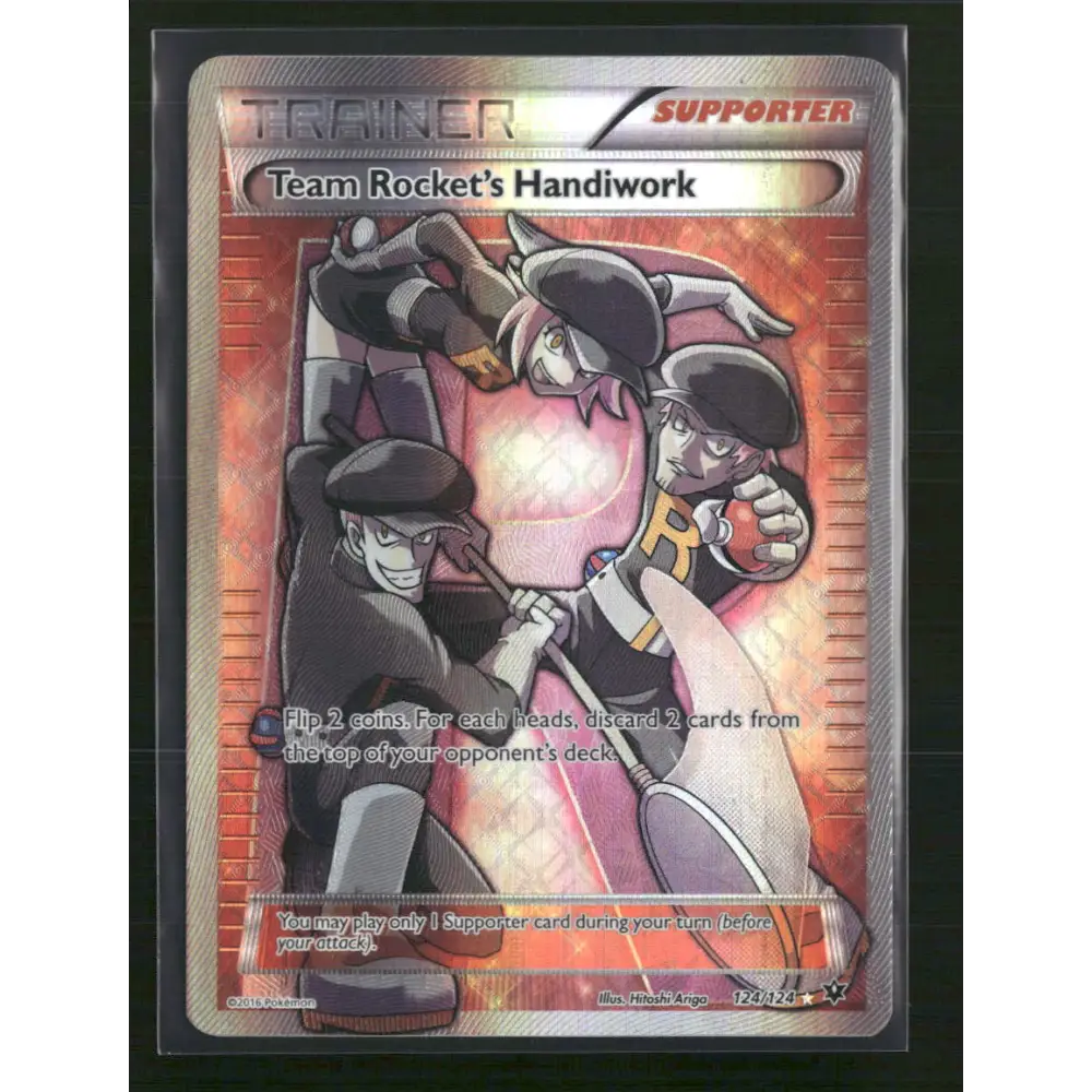 Team Rocket’s Handiwork (Full Art) XY - Fates Collide #124/124 - Trading Card