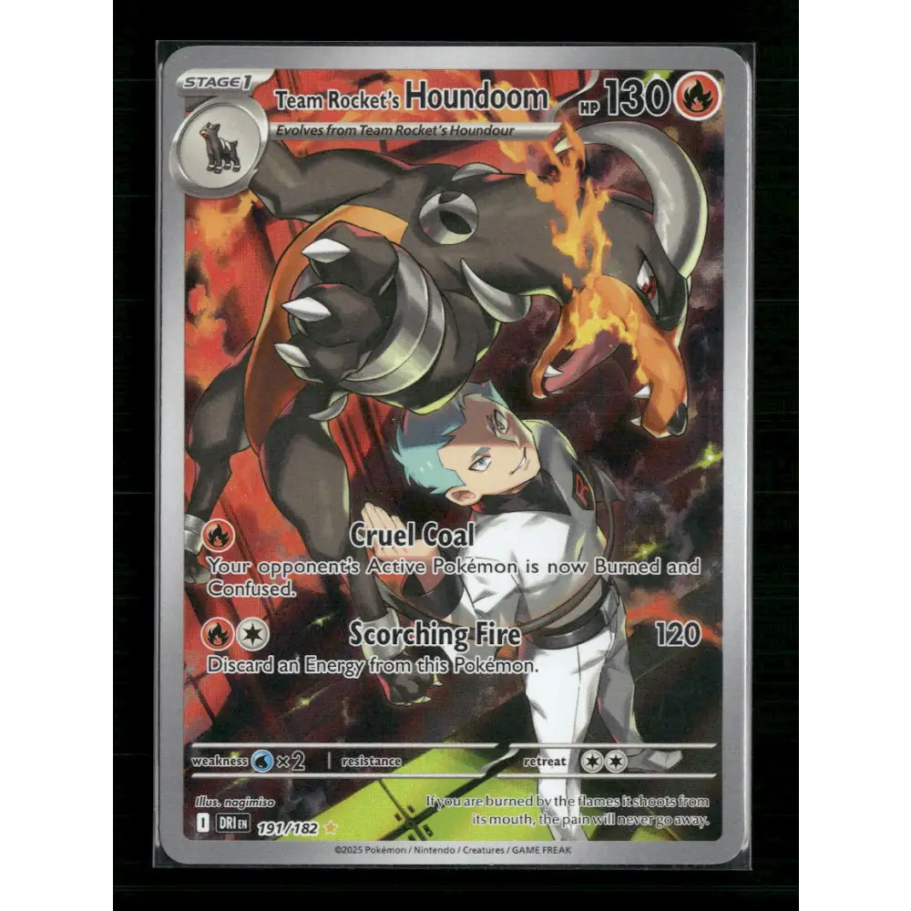 Team Rocket’s Houndoom SV10: Destined Rivals #191/182 - Trading Card