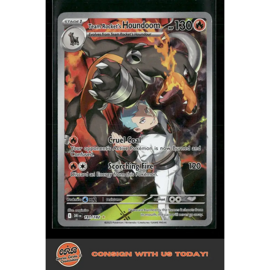 Team Rocket’s Houndoom SV10: Destined Rivals #191/182 - Trading Card