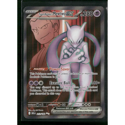 Team Rocket’s Mewtwo ex SV10: Destined Rivals #213/182 - Trading Card