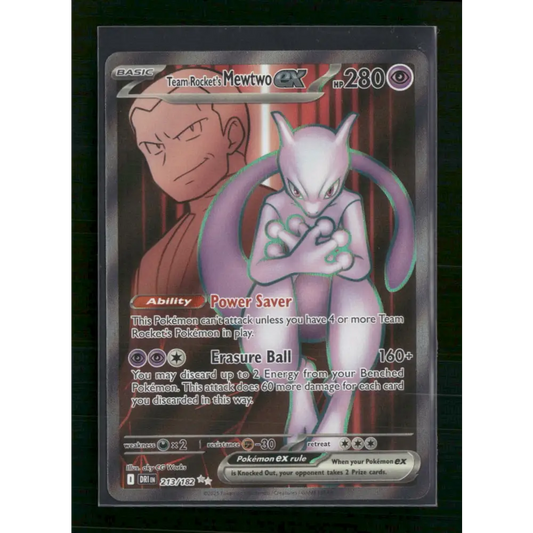 Team Rocket’s Mewtwo ex SV10: Destined Rivals #213/182 - Trading Card