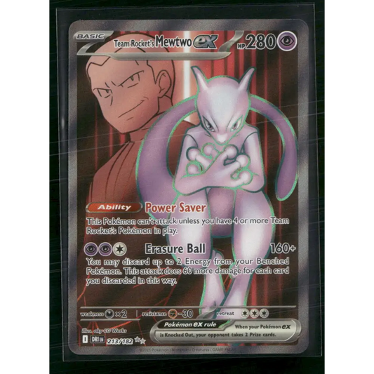 Team Rocket’s Mewtwo ex SV10: Destined Rivals #213/182 - Trading Card