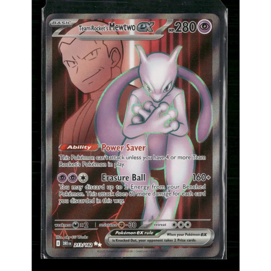 Team Rocket’s Mewtwo ex SV10: Destined Rivals #213/182 - Trading Card