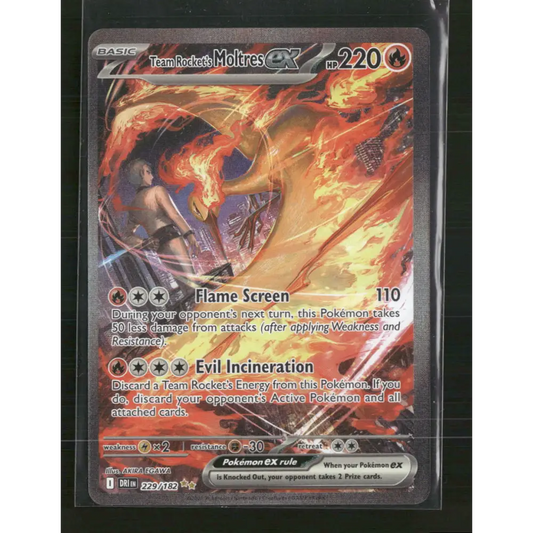 Team Rocket’s Moltres ex SV10: Destined Rivals #229/182 - Trading Card