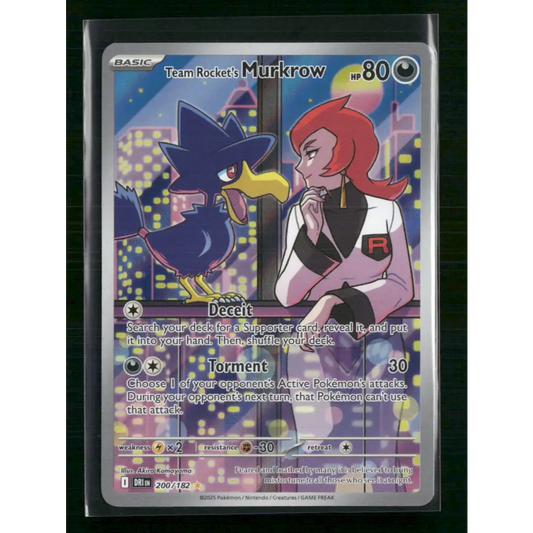 Team Rocket’s Murkrow SV10: Destined Rivals #200/182 - Trading Card