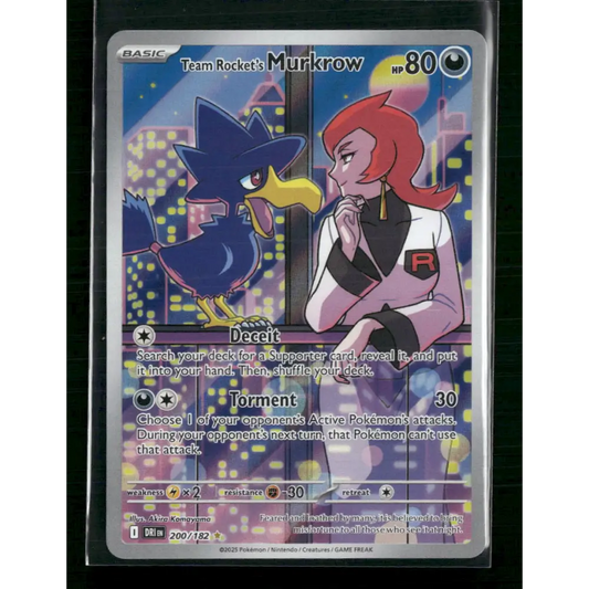 Team Rocket’s Murkrow SV10: Destined Rivals #200/182 - Trading Card