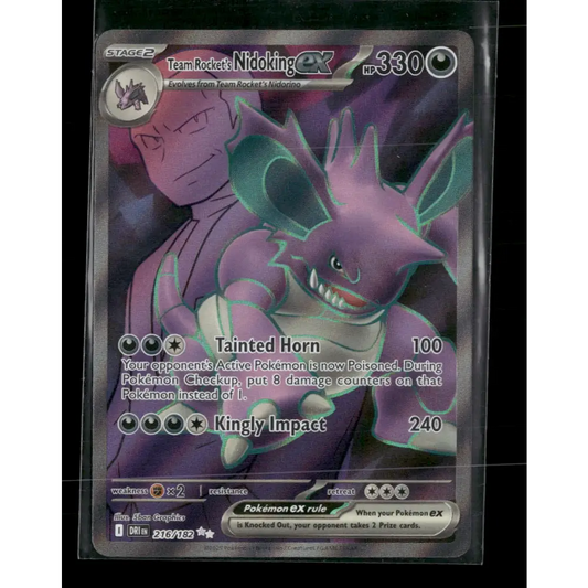 Team Rocket’s Nidoking ex SV10: Destined Rivals #216/182 - Trading Card