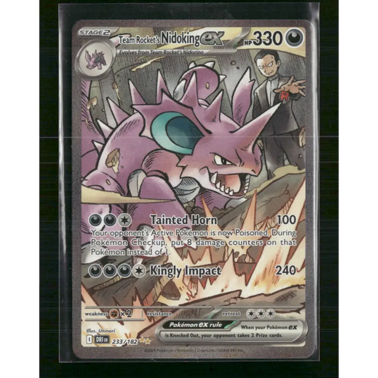 Team Rocket’s Nidoking ex SV10: Destined Rivals #233/182 - Trading Card