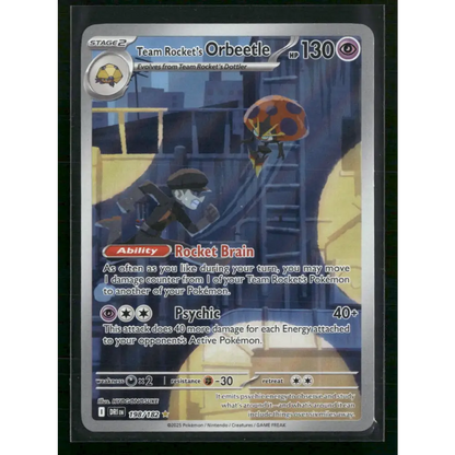 Team Rocket’s Orbeetle SV10: Destined Rivals #198/182 - Trading Card