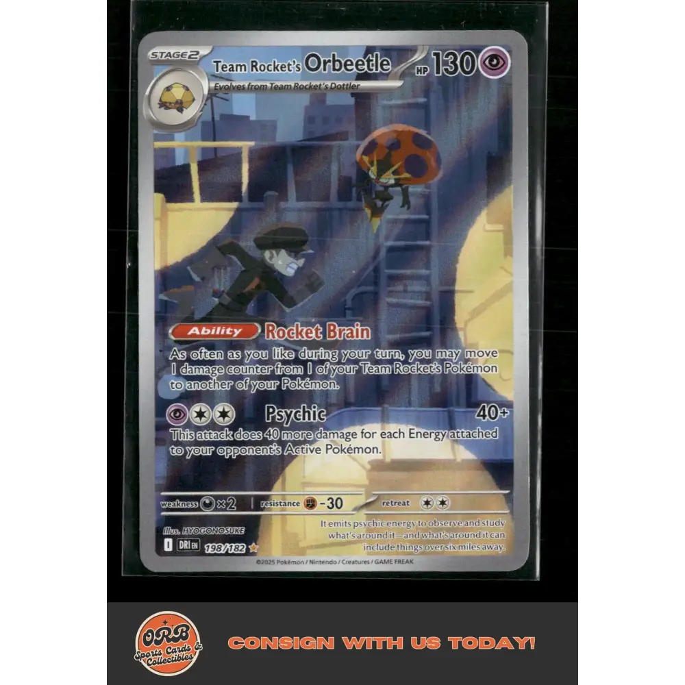 Team Rocket’s Orbeetle SV10: Destined Rivals #198/182 - Trading Card