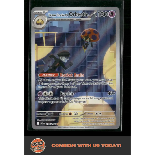 Team Rocket’s Orbeetle SV10: Destined Rivals #198/182 - Trading Card