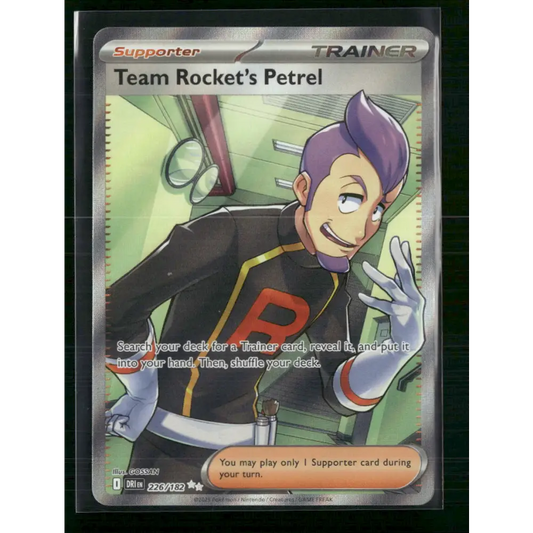 Team Rocket’s Petrel SV10: Destined Rivals #226/182 - Trading Card