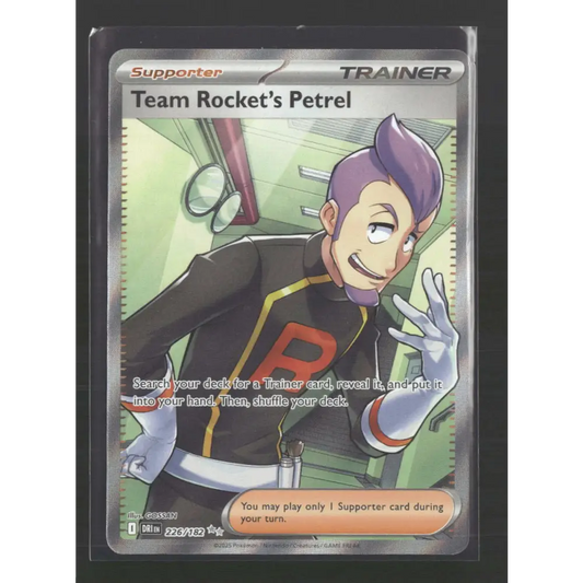 Team Rocket’s Petrel SV10: Destined Rivals #226/182 - Trading Card