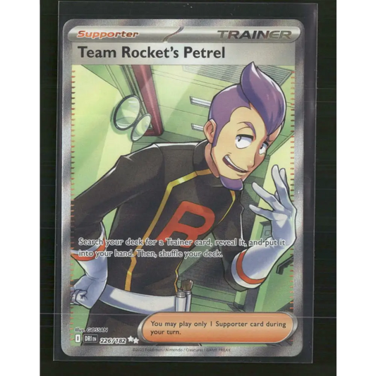 Team Rocket’s Petrel SV10: Destined Rivals #226/182 - Trading Card