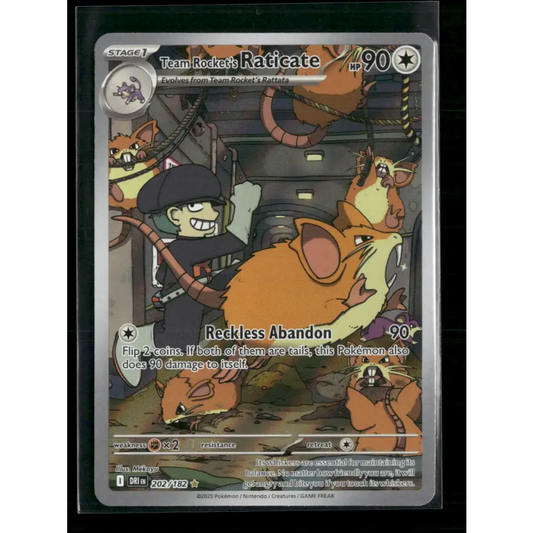 Team Rocket’s Raticate SV10: Destined Rivals #202/182 - Trading Card