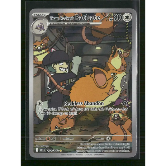 Team Rocket’s Raticate SV10: Destined Rivals #202/182 - Trading Card