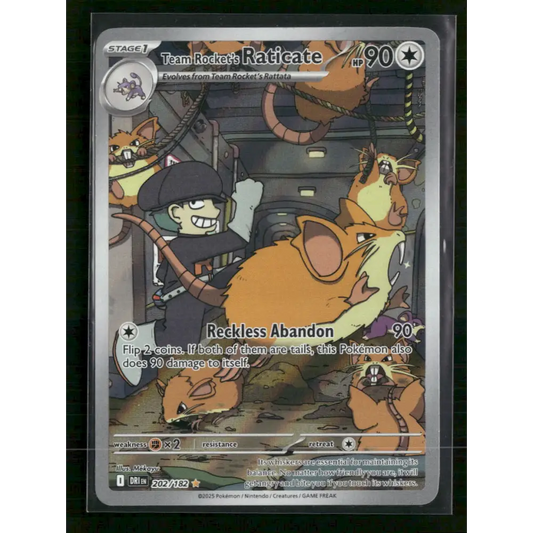 Team Rocket’s Raticate SV10: Destined Rivals #202/182 - Trading Card