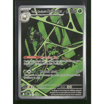 Team Rocket’s Spidops SV10: Destined Rivals #187/182 - Trading Card