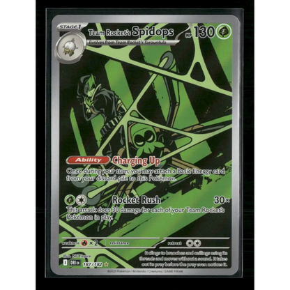 Team Rocket’s Spidops SV10: Destined Rivals #187/182 - Trading Card