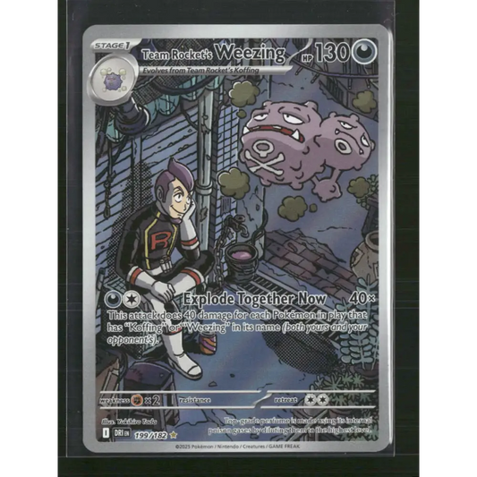 Team Rocket’s Weezing SV10: Destined Rivals #199/182 - Trading Card