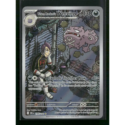 Team Rocket’s Weezing SV10: Destined Rivals #199/182 - Trading Card