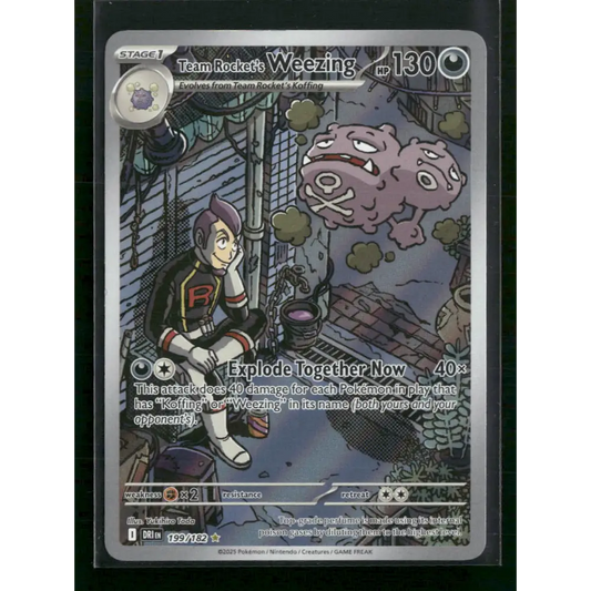Team Rocket’s Weezing SV10: Destined Rivals #199/182 - Trading Card
