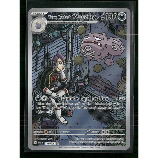 Team Rocket’s Weezing SV10: Destined Rivals #199/182 - Trading Card